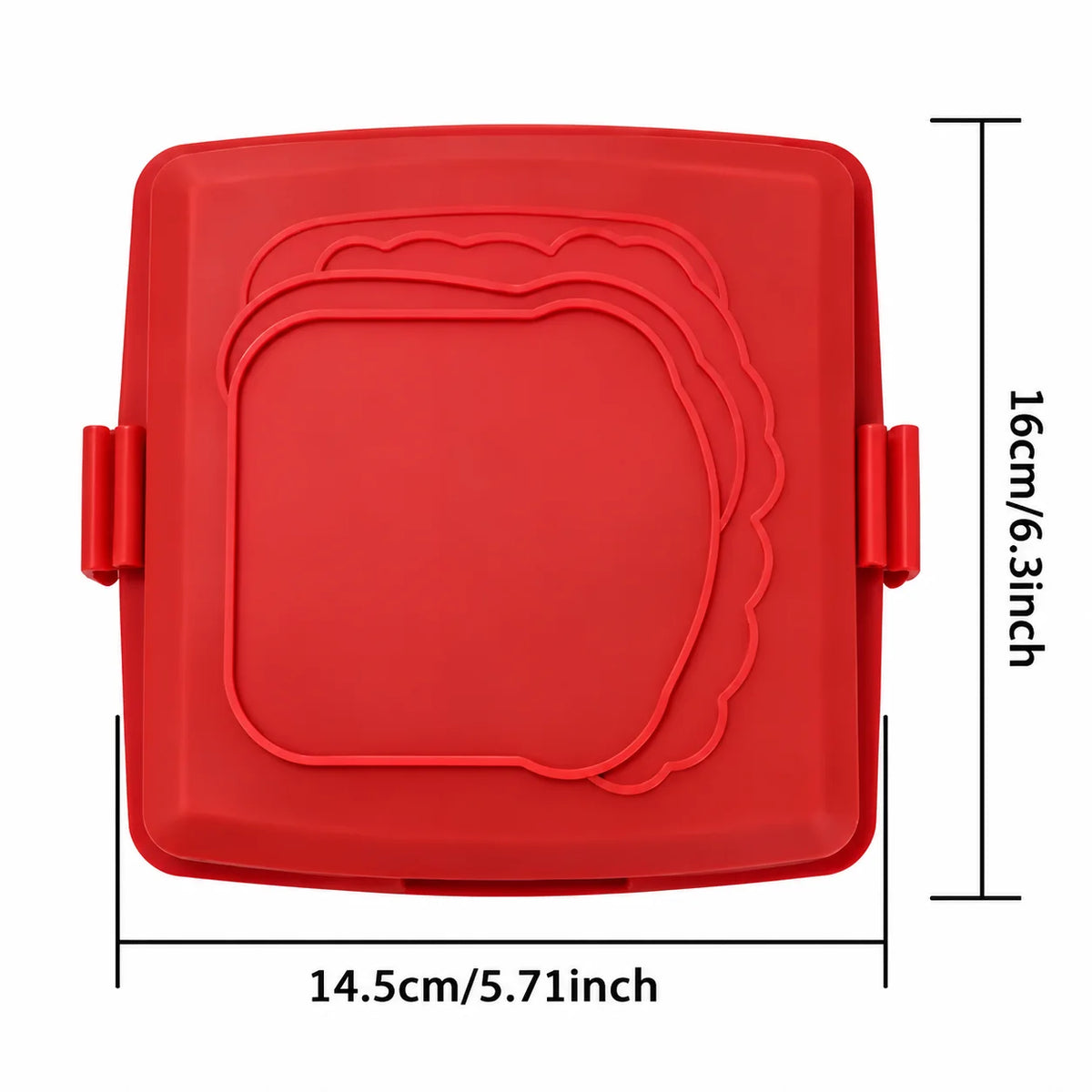 3-i-1 Mikrogrill med non-stick-belegg