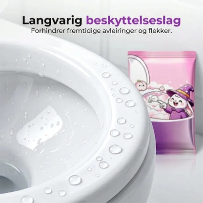 Skummende toalettrenspulver