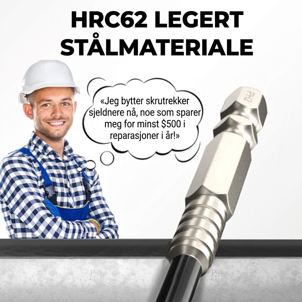📢📢 40 % RABATT !! ⏰ Elektrisk skrutrekkersett – Sekskanthode & kraftig magnet ✨