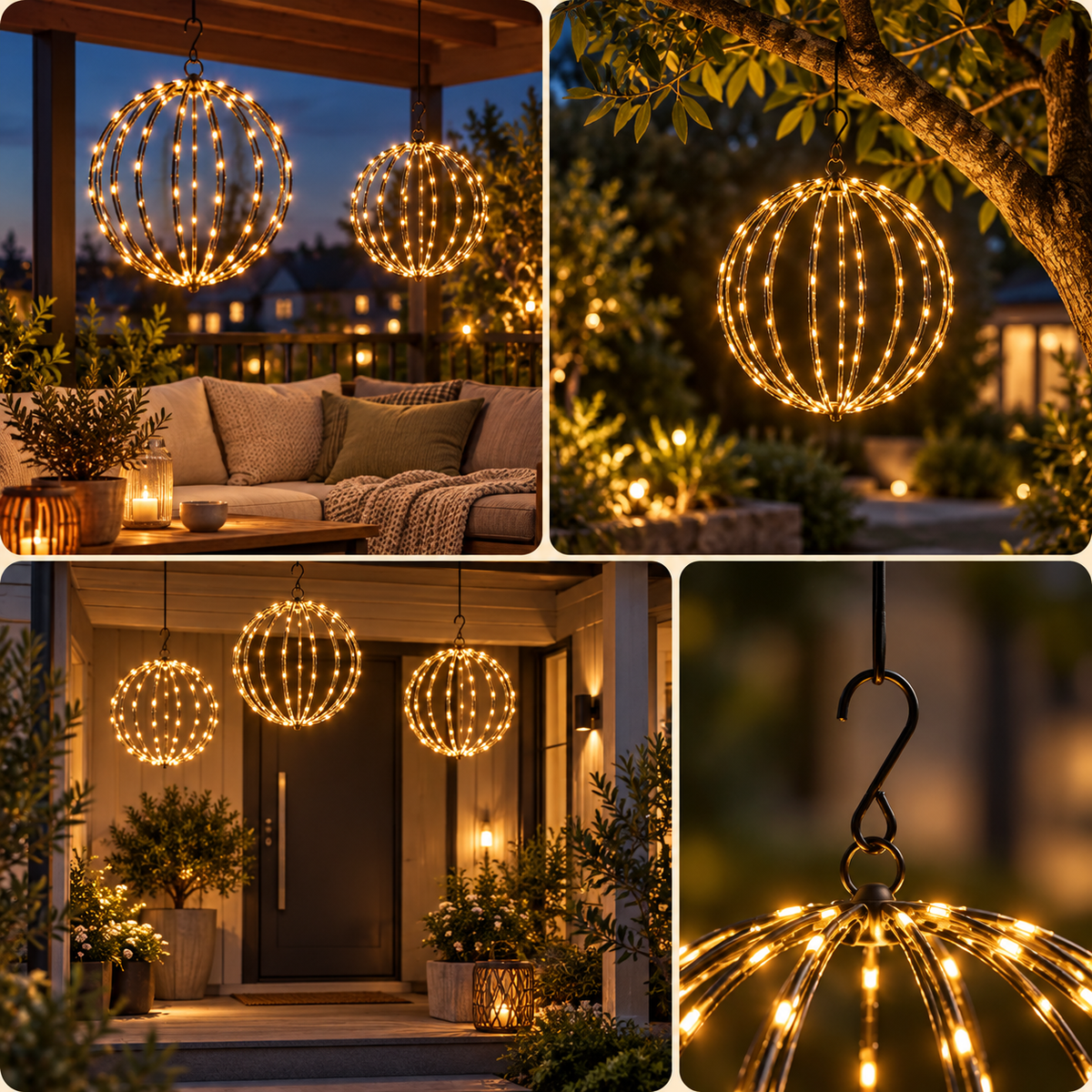 GlowBall – Batteridrevet LED-lyskule for inne og ute