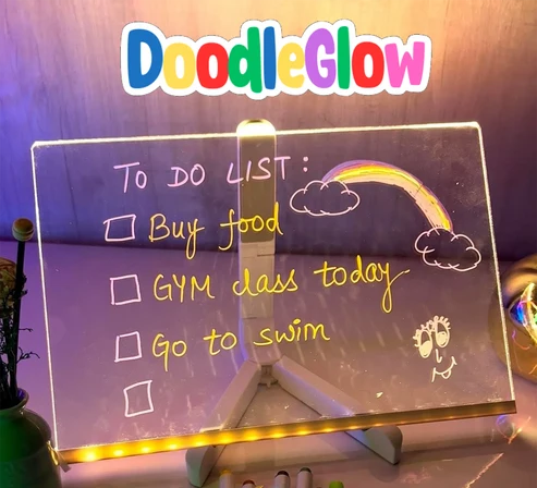 DoodleGlow™️ LED-tegnebrett
