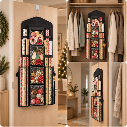 Wrap & Ready – Hengende oppbevaring for gaveinnpakning