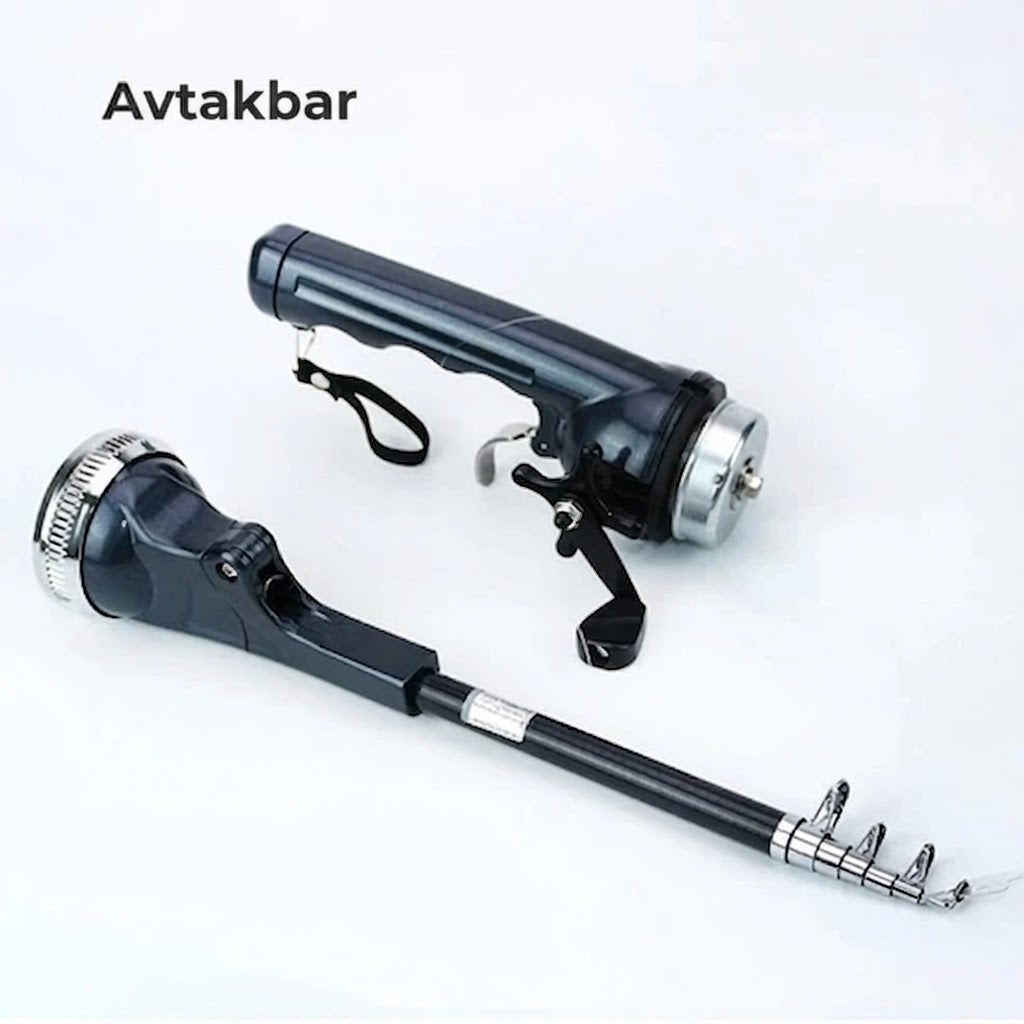 Kompakt teleskopisk fiskestang