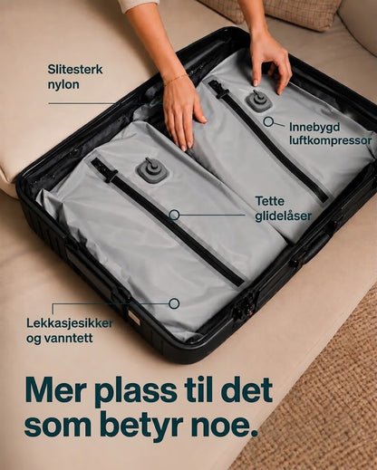 PackFlat Kompresjonskuber-sett (或 Sett med PackFlat kompresjonskuber)