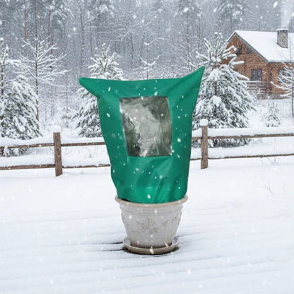 🌷 Vintertrekk for planter med glidelås og snøring