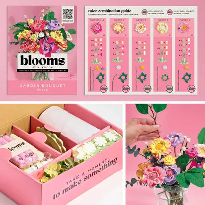 Blooms Meadow | DIY-sett for blomsterbukett – Blomsterhåndverk for voksne og tenåringer