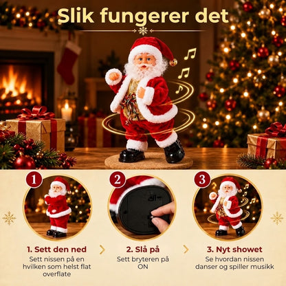 Dansende julenisse med musikk