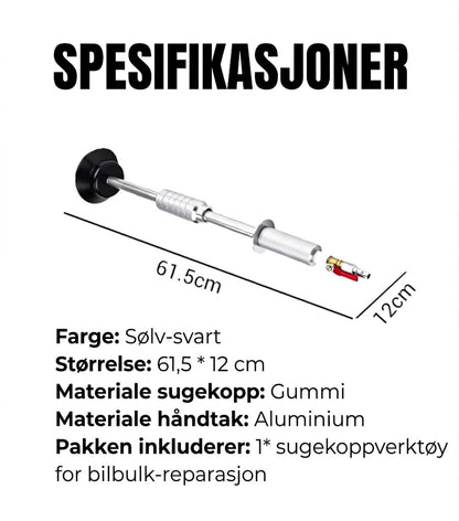 📢📢 50 % RABATT !! ⏰ Dent Repair Magic – Sugekoppverktøy for retting av bilbulker