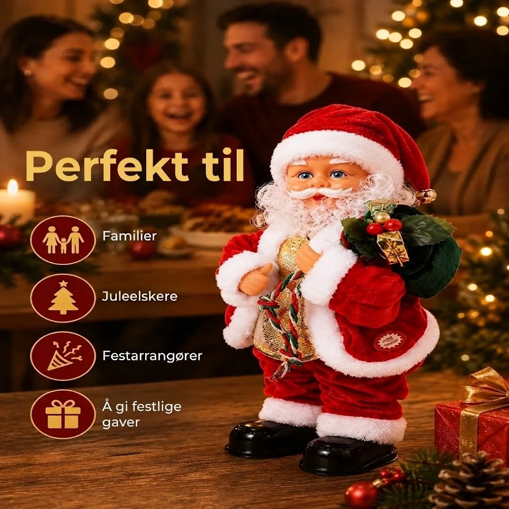 Dansende julenisse med musikk