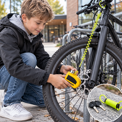 AlarmLås 110 dB – Bremseskivelås for sykkel, moped og MC