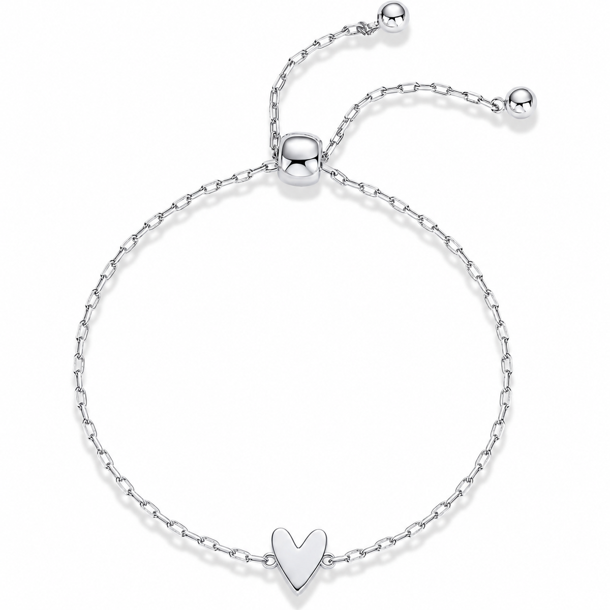 Love Bracelet Set – Matchende hjertearmbånd i 14K gullbelagt