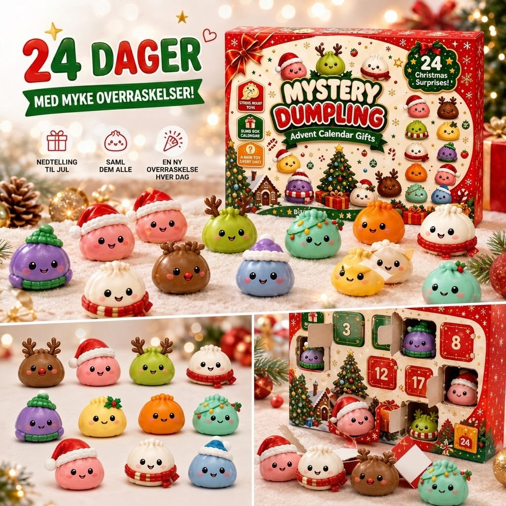 Mystery Dumpling – Adventskalender med 24 mini-juledumplings