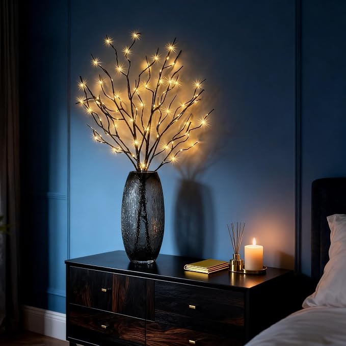 LumiBranch – Batteridrevne LED-kvister i 2-pack eller 4-pack