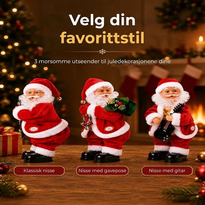 Dansende julenisse med musikk