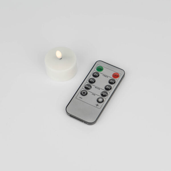 Oppladbare LED-telys (flammeløse)