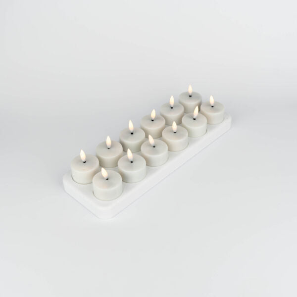Oppladbare LED-telys (flammeløse)