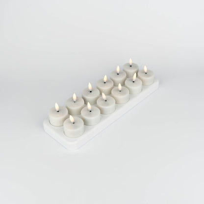 Oppladbare LED-telys (flammeløse)
