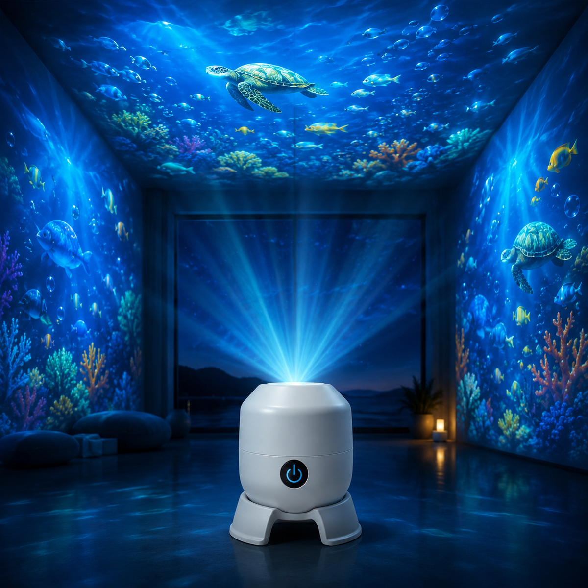 OceanDream havprojektor med roterende LED-lys