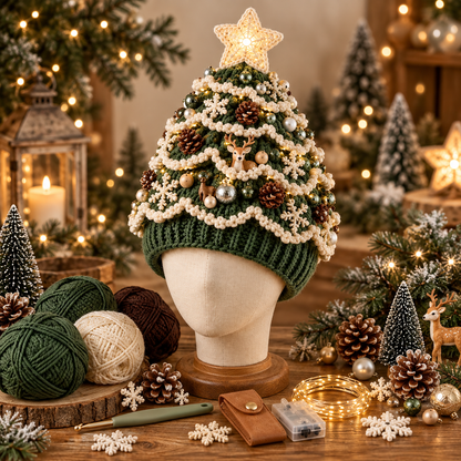 Julens koseligste DIY-sett – Hekle din egen juletrelue