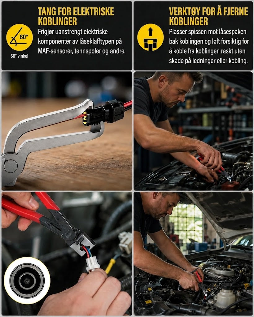 ProReach 5-delers tangsett for demontering av elektriske kontakter