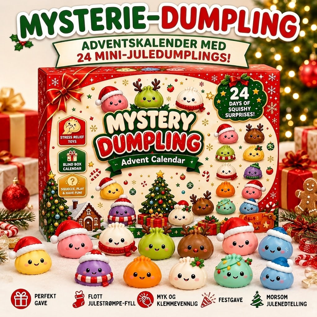 Mystery Dumpling – Adventskalender med 24 mini-juledumplings