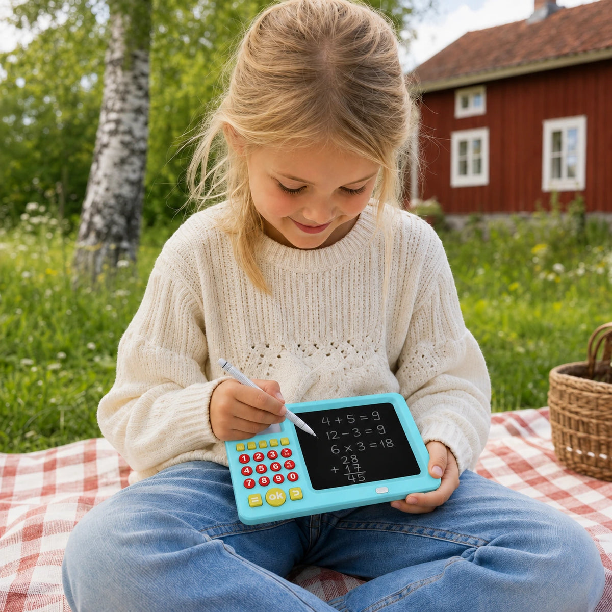 SifferPaddan: 2-i-1 mattetrener og skrivebrett