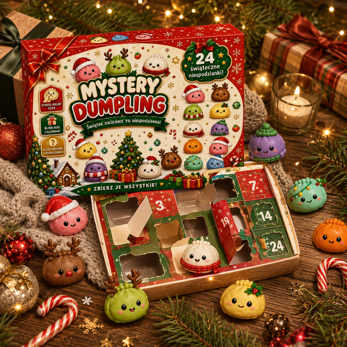 Mystery Dumpling – Adventskalender med 24 mini-juledumplings