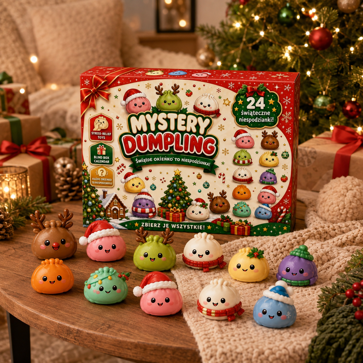 Mystery Dumpling – Adventskalender med 24 mini-juledumplings