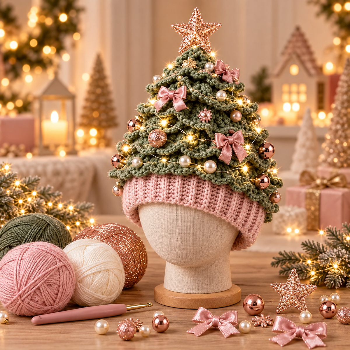 Julens koseligste DIY-sett – Hekle din egen juletrelue