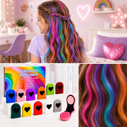 ColorPop Hårkritt – 12 vaskbare farger
