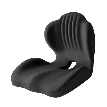 Ergonomisk sittepute med ryggstøtte i minneskum