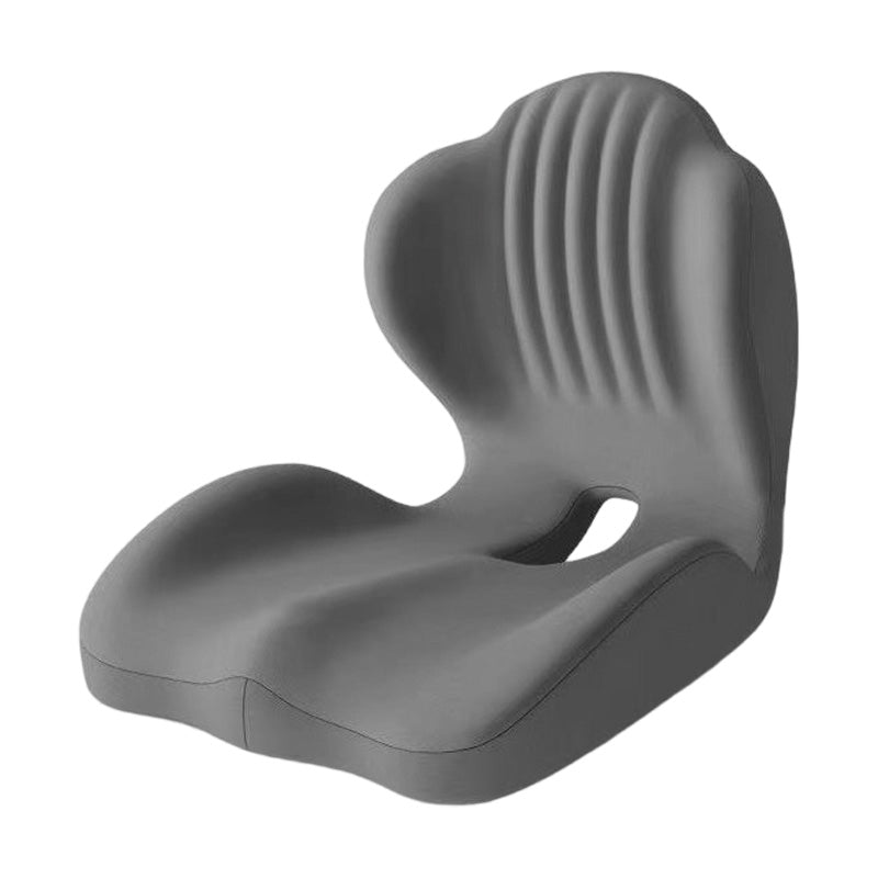 Ergonomisk sittepute med ryggstøtte i minneskum