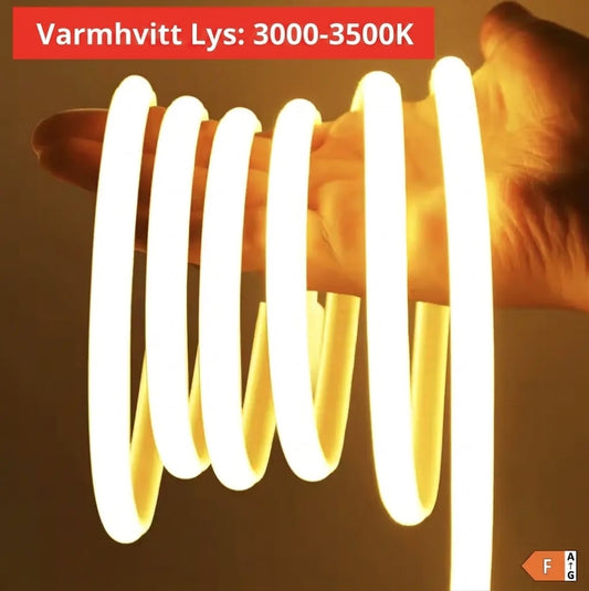 Klippbar LED-lyslist: Tilpass fritt!