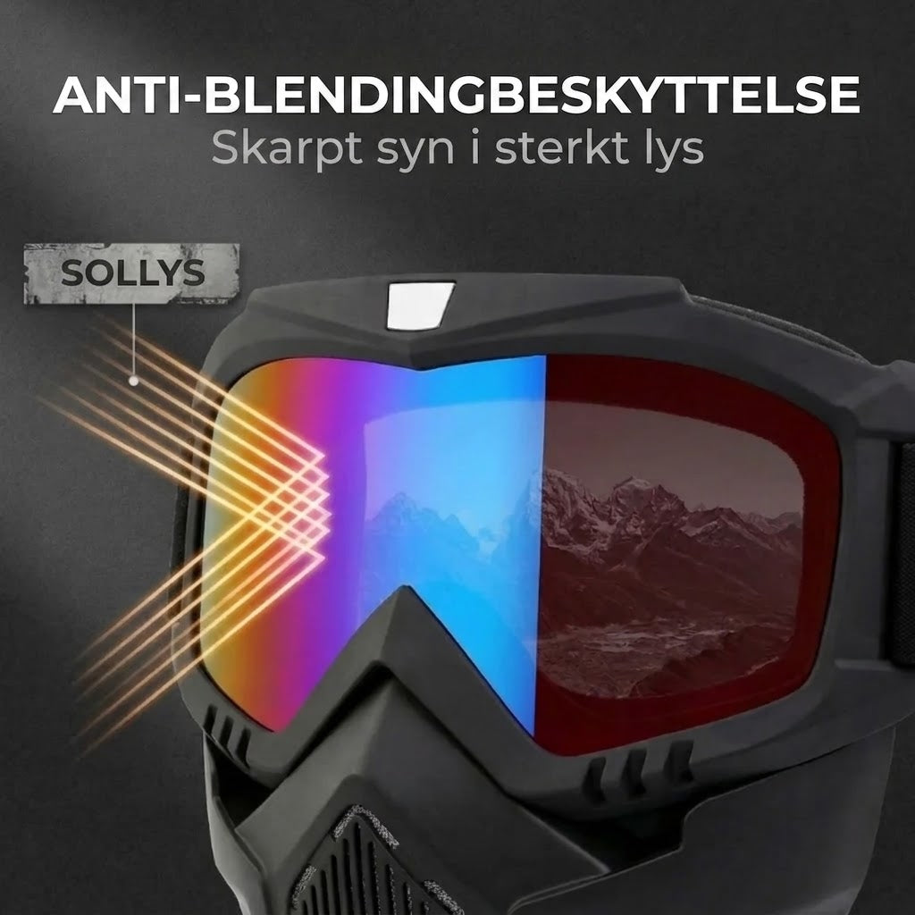 Ripebestandig sportsmaske