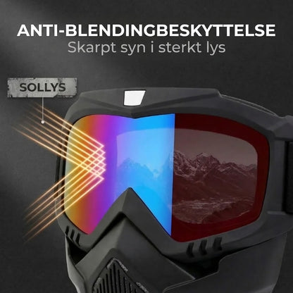 Ripebestandig sportsmaske